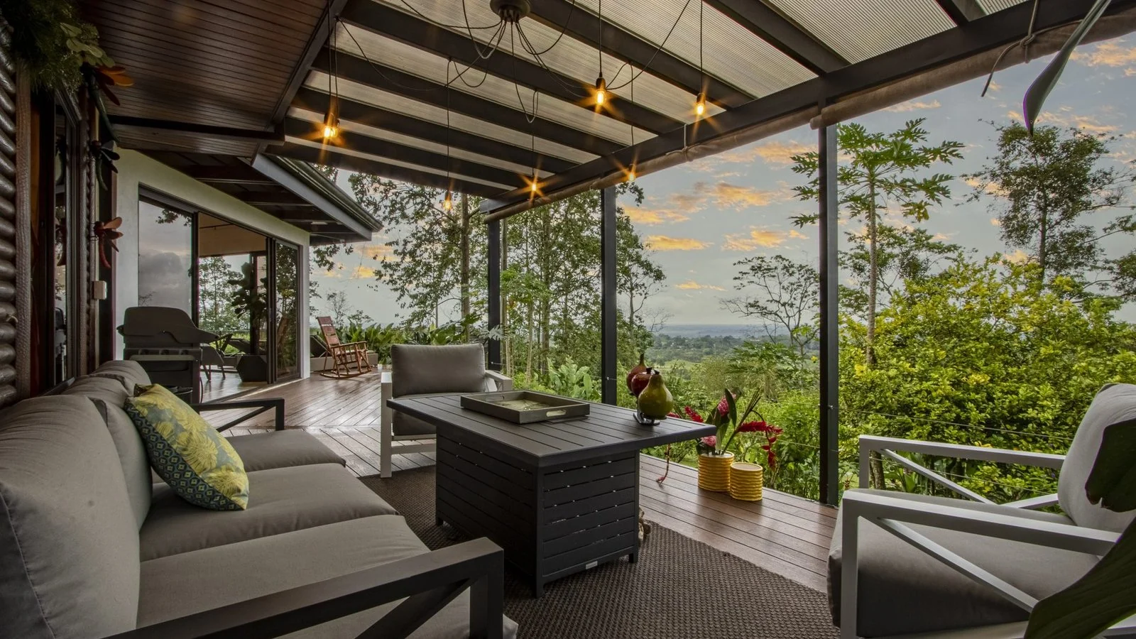 Arenal Kabata Luxury Home terrace lounge, second view