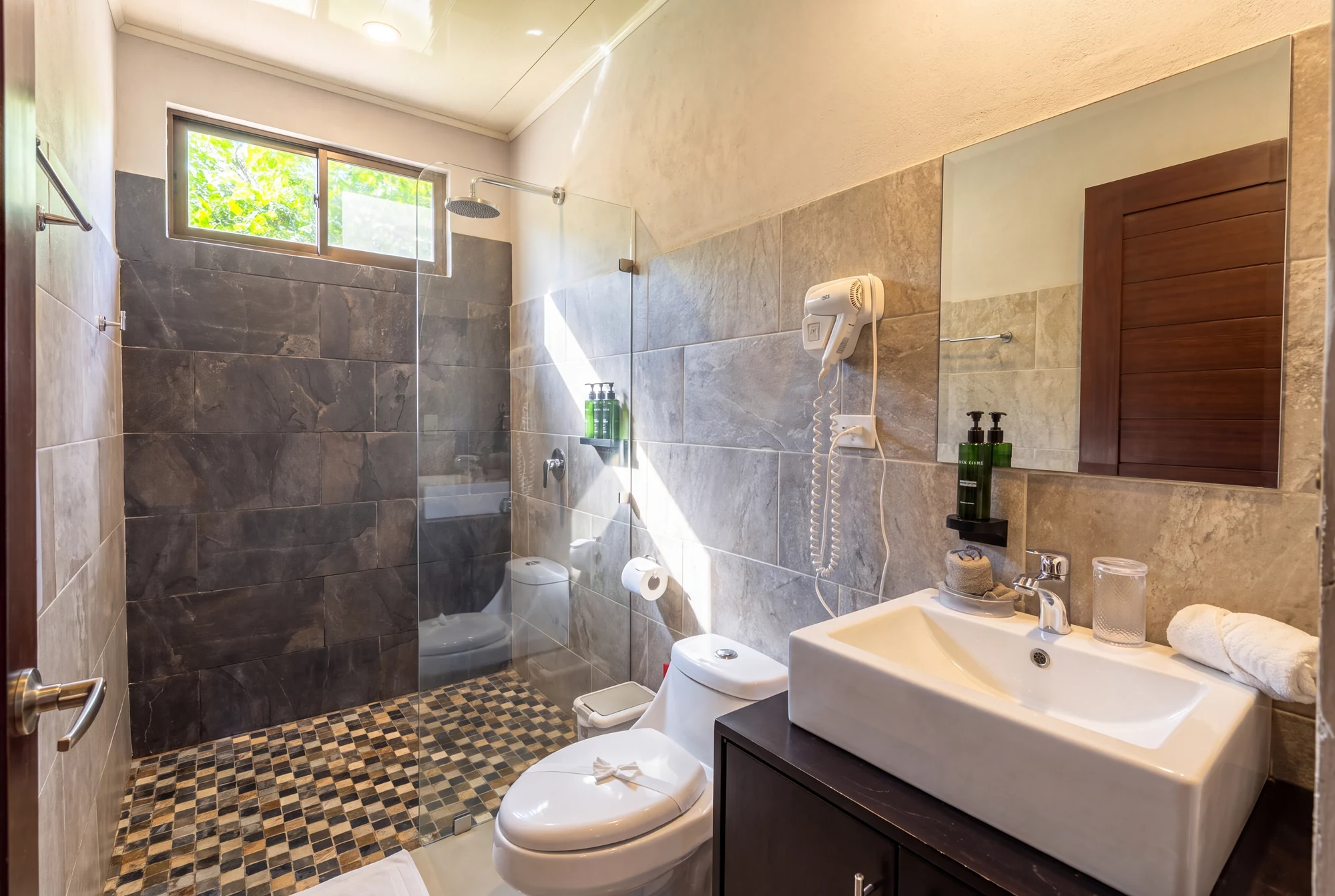 Amapola Home bathroom and shower